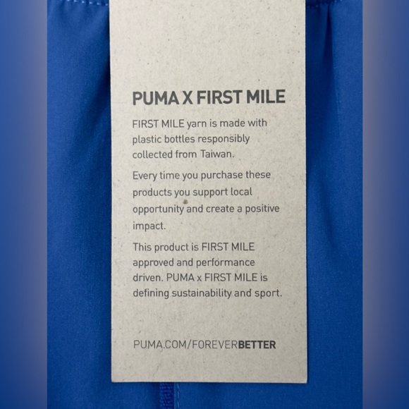 Puma Men’s  First Mile Lapis Blue Textured Running/Training Pant  Small.… - Picture 14 of 16